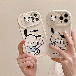 GUPBOO Étui pour iPhone13ProMax Push Window Punch Butt Pacha Dog Cartoon Phone Case Anti-chute