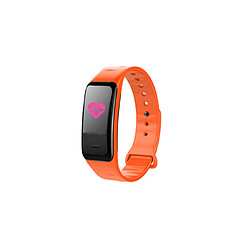 Bracelet intelligent étanche moniteur de fréquence cardiaque de la pression artérielle poignet intelligent orange