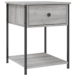 Avis Maison Chic Lot de 2 Tables de chevet - Tables de Nuit sonoma gris 44x45x58 cm bois ingénierie