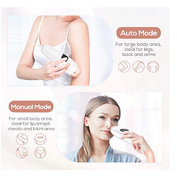 Chrono Épilation, appareil d'épilation IPL 999 999 épilation pour femme avec 2 modes de flash épilateur indolore, rose pas cher