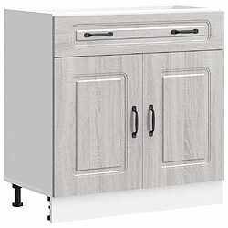 vidaXL Armoire de cuisine Kalmar sonoma gris bois d'ingénierie