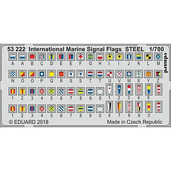 International Marine Signal Flags STEEL - 1:700e - Eduard Accessories