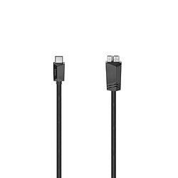 HAMA Câble USB-C, mâle USB-C - mâle Micro-USB, USB 3.2 Gen1, 5Gbit/s, 0,25 m