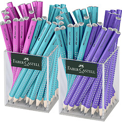 FABER-CASTELL Crayon graphite JUMBO GRIP SPARKLE carquois 2 ()