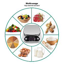 Acheter Universal Balance alimentaire 10kg/1G Cuisine numérique Pesage en acier inoxydable Balance électronique postale Outil de mesure Balance poids | Balance cuisine(Argent)