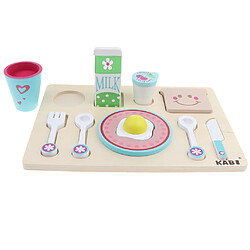 Acheter Cuisine en Bois Créatif Petit Déjeuner Nourriture Coupe Jouet Ensemble Enfants Semblant Jouer