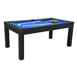 Vente-Unique Table transformable noire - Billard & Ping-pong - L182 x l102 x H80 cm - SOUSA pas cher