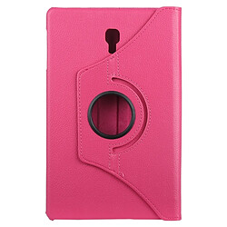 Avis Wewoo Etui en cuir à rotation horizontale à 360 degrés avec texture Litchi pour Galaxy Tab A 10.5, avec support (Rose rouge)