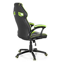 Chaise gaming / Chaise de bureau GUARDIAN simili cuir noir / vert hjh OFFICE pas cher