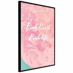 Paris Prix Affiche Murale Encadrée Pink Life 20 x 30 cm Noir