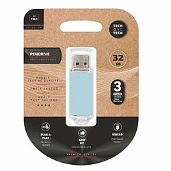 Techone Clé USB Tech One Tech TEC3010-32 Bleu 32 GB