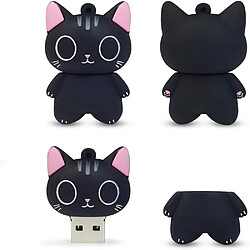 Mignon U disque 32 Go dessin animé chat U disque mémoire pouce bâton USB2.0 stockage de données animales cadeau U disque