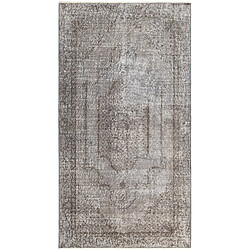 Vidal Tapis de laine 206x109 gris Ultra Vintage