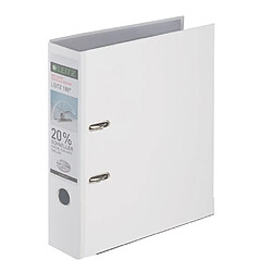 Classeur à levier Leitz 180° plastique dos 8 cm blanc