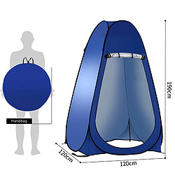 Universal Tentes de bain extérieures, camping, tentes de douche, tentes de tir, couvercles de douche simples, toilettes mobiles, pêche, remplacements de tentes.(Bleu)