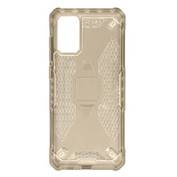 Avizar Coque Samsung S20 Antichoc Silicone Nid d'abeille Renforcé Gris Translucide