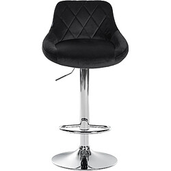 Avis Non Tabouret de bar Lazio velours chrome