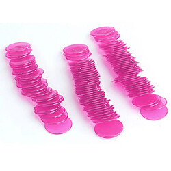 Avis 100pcs Plastique Violet Jetons De Bingo 3cm