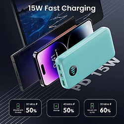 SANAG Batterie Externe 26800Mah Ultra Haute Capacité Power Bank, Pd 3.0 Usb C In & Out Chargeur Portable, Charge Rapide Tri-Output Batterie Portable Pour Iphone 15/14/13 Pro Samsung Huawei - Vert