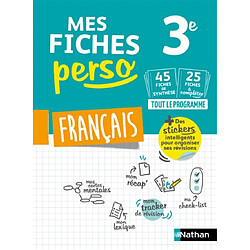 Mes fiches perso français 3e