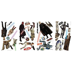 Thedecofactory STAR WARS - Stickers repositionnables Jedi et Seigneurs Sith