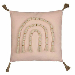 Paris Prix Coussin Déco Arc-en-Ciel 40x40cm Rose