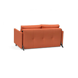 Inside 75 INNOVATION LIVING Canapé design CUBED 02 ARMS convertible lit 200*140 cm tissu Argus Rust pas cher