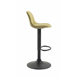 Avis Non Tabouret de bar Kiel tissu noir