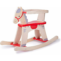 Bigjigs Toys Jeu en bois - Cheval à bascule