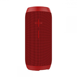 General Haut-parleur Bluetooth – Son surround HD 360° avec basses, stéréo 10 W, étanche IPX6, haut-parleur portable avec batterie 20 H avec Bluetooth, couplage TWS, micro intégré, pour la maison, les fêtes, les cadeaux (rouge)