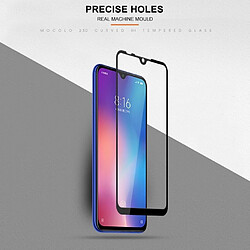 Avis Wewoo Film en verre trempé mocolo 0.33mm 9H 2.5D avec impression soie pour Xiaomi Mi 9 SE (noir)