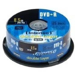 Intenso DVD+R 8.5GB 8x Double Layer 25er Cakebox 8,5 Go 25 pièce(s)