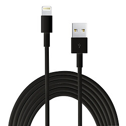 Acheter Wewoo Câble noir pour iPhone 6 & 6 Plus, 5 & 5S & 5C, iOS 8.0 2m Super qualité multibrins TPE matériel USB Sync Data Cable de charge,