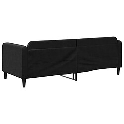 Acheter vidaXL Lit de repos sans matelas noir 80x200 cm tissu