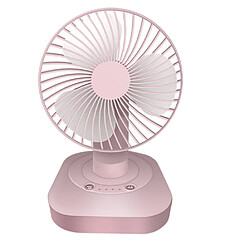 JJBRDZ-Ventilateur De Bureau, Ventilateur De Bureau Alimenté Par USB, Petit Mais Puissant Flux D'Air Puissant, Silencieux, Réglage 120, Rose Personnel Portable