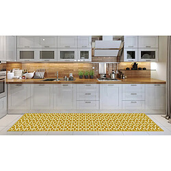 Alter Chemin de cuisine, 100% Made in Italy, Tapis résistant aux taches avec impression numérique, Tapis antidérapant et lavable, Motif géométrique - Annamaria, cm 280x52