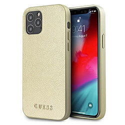 Guess Maroquinerie guess guhcp12liglgo iphone 12 pro max 6,7" zloty/gold coque dur iridescent