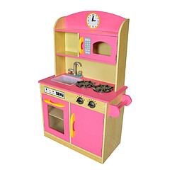 Avis Teamson Kids Teamson jeu de cuisine enfant en bois dinette rose fille garçon TD-11412P