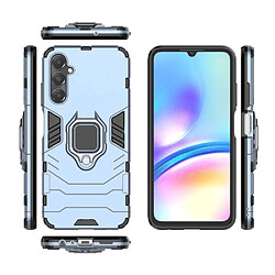 Htdmobiles Coque pour Samsung Galaxy A05s - housse etui rigide anti choc + verre trempe - BLEU FONCE