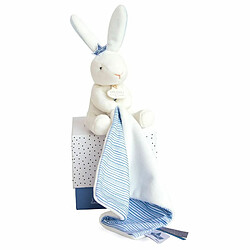 Doudou mouchoir Perlidoudou Lapin matelot - Doudou et compagnie