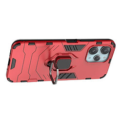 Avis Htdmobiles Coque pour Xiaomi Redmi 12 4G et 5G / Poco M6 Pro 5G - housse etui rigide anti choc + film ecran - ROUGE