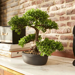 Emerald Mini bonsaï Ficus artificiel Vert 32 cm 420002