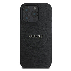 Guess Maroquinerie Guess Coque iPhone 16 Pro MagSafe Noir