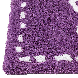 Atmosphera, Createur D'Interieur Tapis microfibre - 90 x 60 cm. - Violet