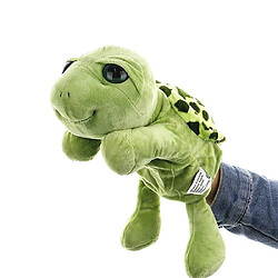 RedMiter Peluche marionnette à main tortue jouet enfant - vert