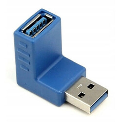 Avis GUPBOO Adaptateur d'angle bleu supérieur USB 3.0 vers USB 3.0,JL587