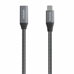 Câble Rallonge à USB Aisens A107-0761 Gris 1,5 m (1 Unité)