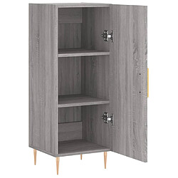 Acheter vidaXL Buffet Sonoma gris 34,5x34x90 cm Bois d'ingénierie