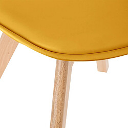 Acheter Atmosphera, Createur D'Interieur Chaise Diner Baya Jaune - Atmosphera