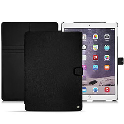 Housse cuir Apple iPad Pro 12' - Rabat portefeuille - Ebène ( Noir / Black ) - NOREVE